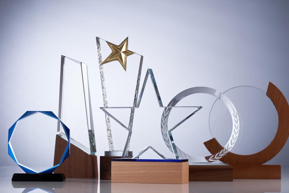 Troféus em Acrílico